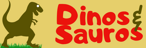 dinossauros dinos e sauros logo