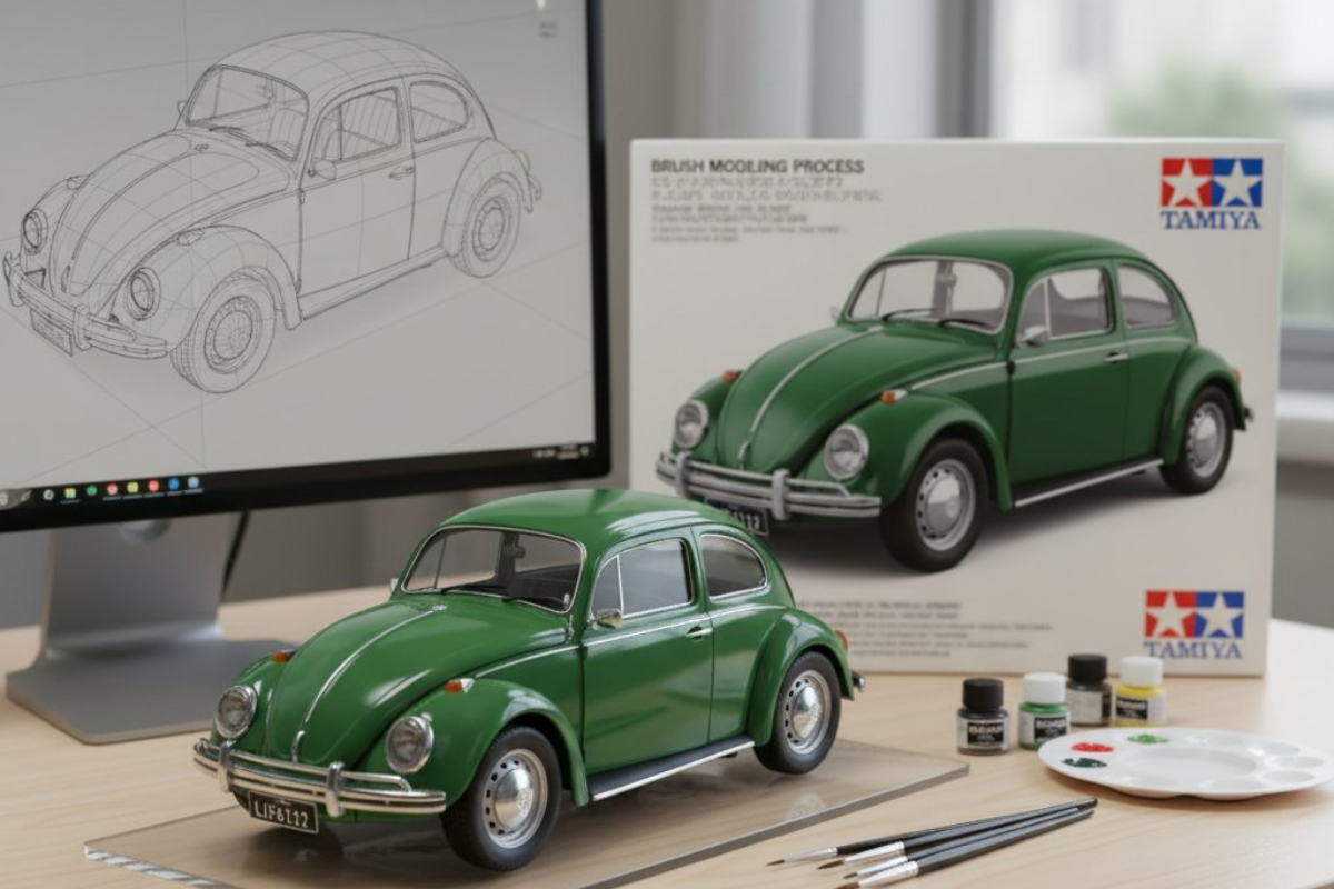 Veja como fazer a trend do carro em miniatura com IA