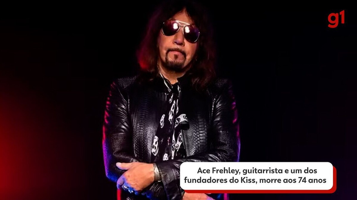 Ace Frehley, guitarrista e um dos fundadores do Kiss, morre aos 74 anos