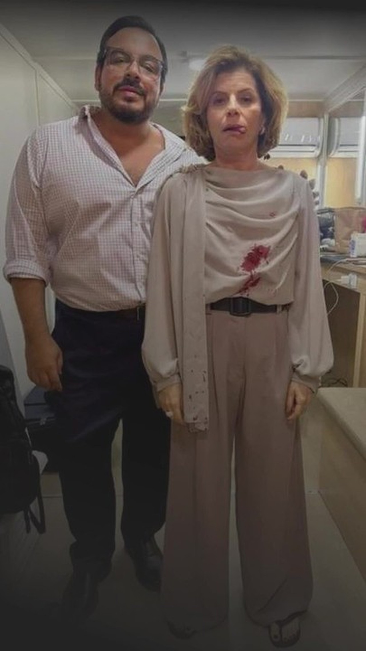 Débora Bloch posta bastidores do desfecho de Odete Roitman em 'Vale Tudo'