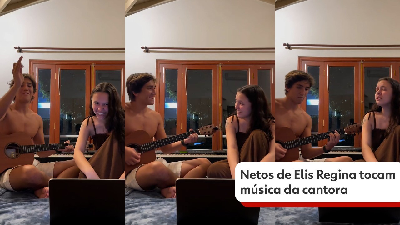 Netos de Elis Regina cantam música da artista; veja VÍDEO Netos de Elis Regina cantam música da artista; veja VÍDEO