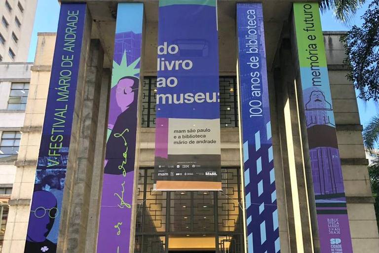 Biblioteca Mário de Andrade chega aos 100 com ambição de ir além dos livros