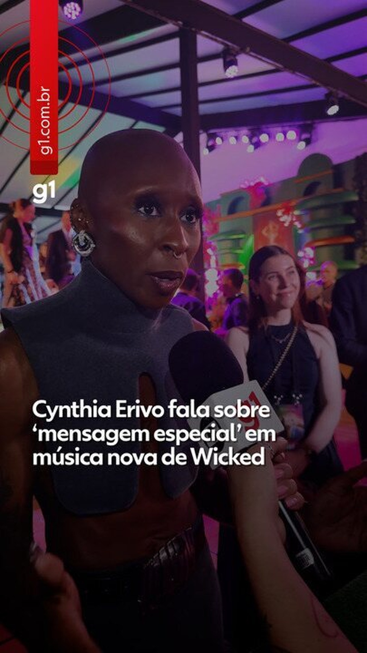 Cynthia Erivo fala sobre música nova de 'Wicked': 'Amar um lugar mesmo que ele não te ame'