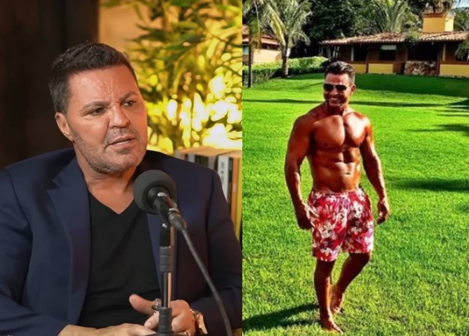 Eduardo Costa fala sobre uso de anabolizantes e diz: 'Quero ser um cara magrelo, com físico de pedreiro'
