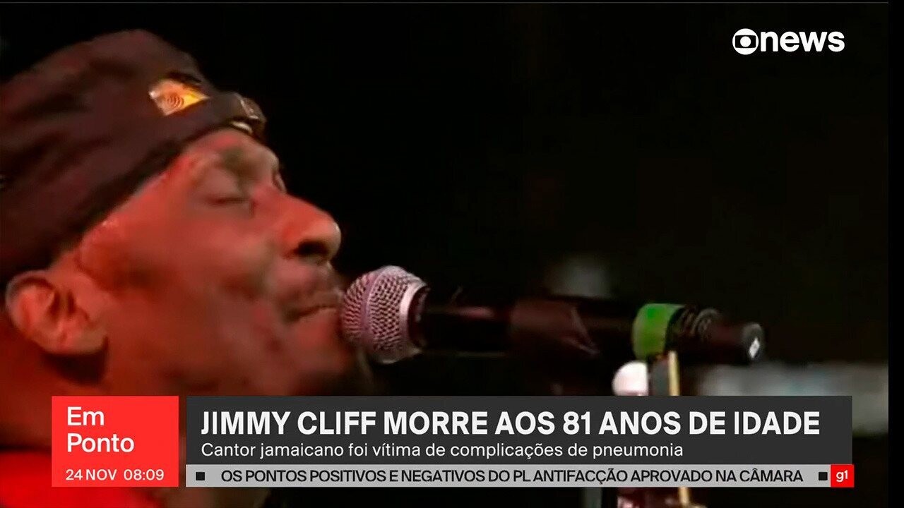 Gilberto Gil presta homenagem a Jimmy Cliff: 'Seguirá influenciando minha música'