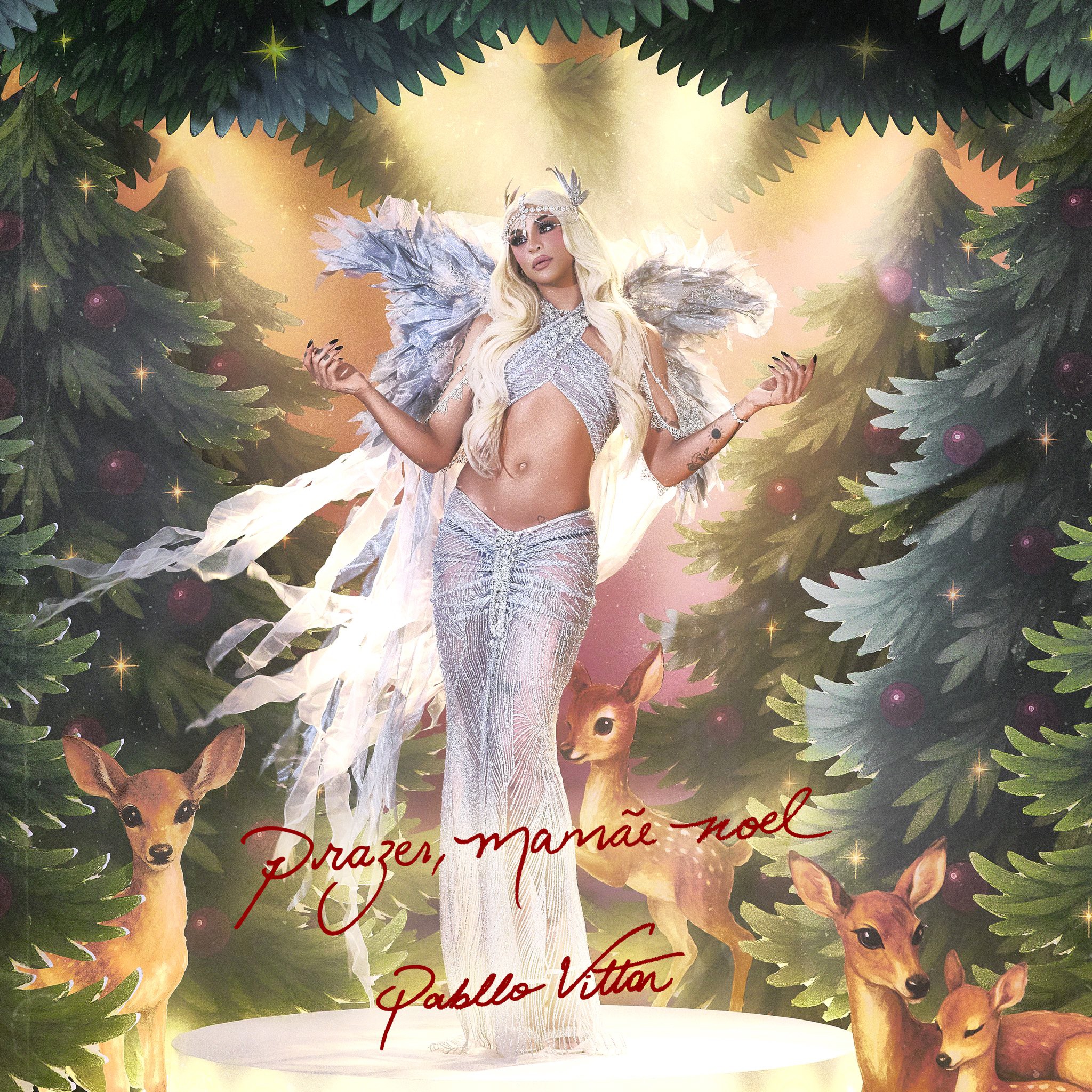 Pabllo Vittar vira ‘mamãe Noel’ e lança disco de Natal em 20 de novembro