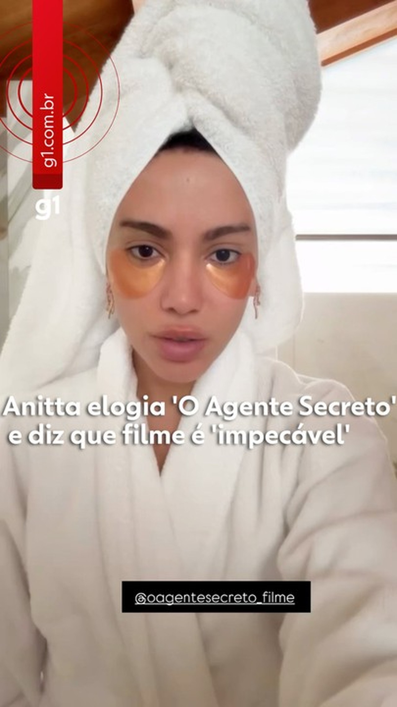 Anitta elogia 'O Agente Secreto' e diz que filme é '500 vezes melhor' do que ela imaginava