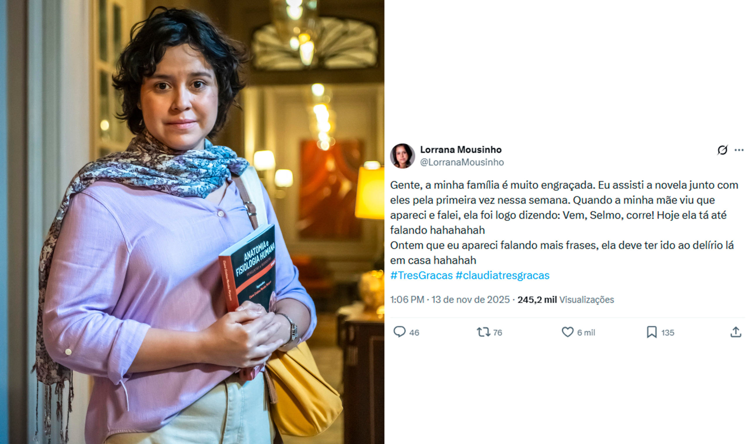 Os tuiteiros de 'Três Graças': como o elenco está transformando X em extensão da novela