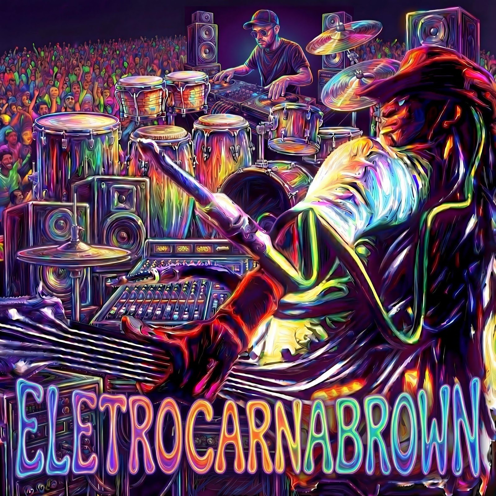 'Mixturada' foliã de Carlinhos Brown é reciclada com batidas do DJ Deeplick no linear álbum 'EletroCarnaBrown'
