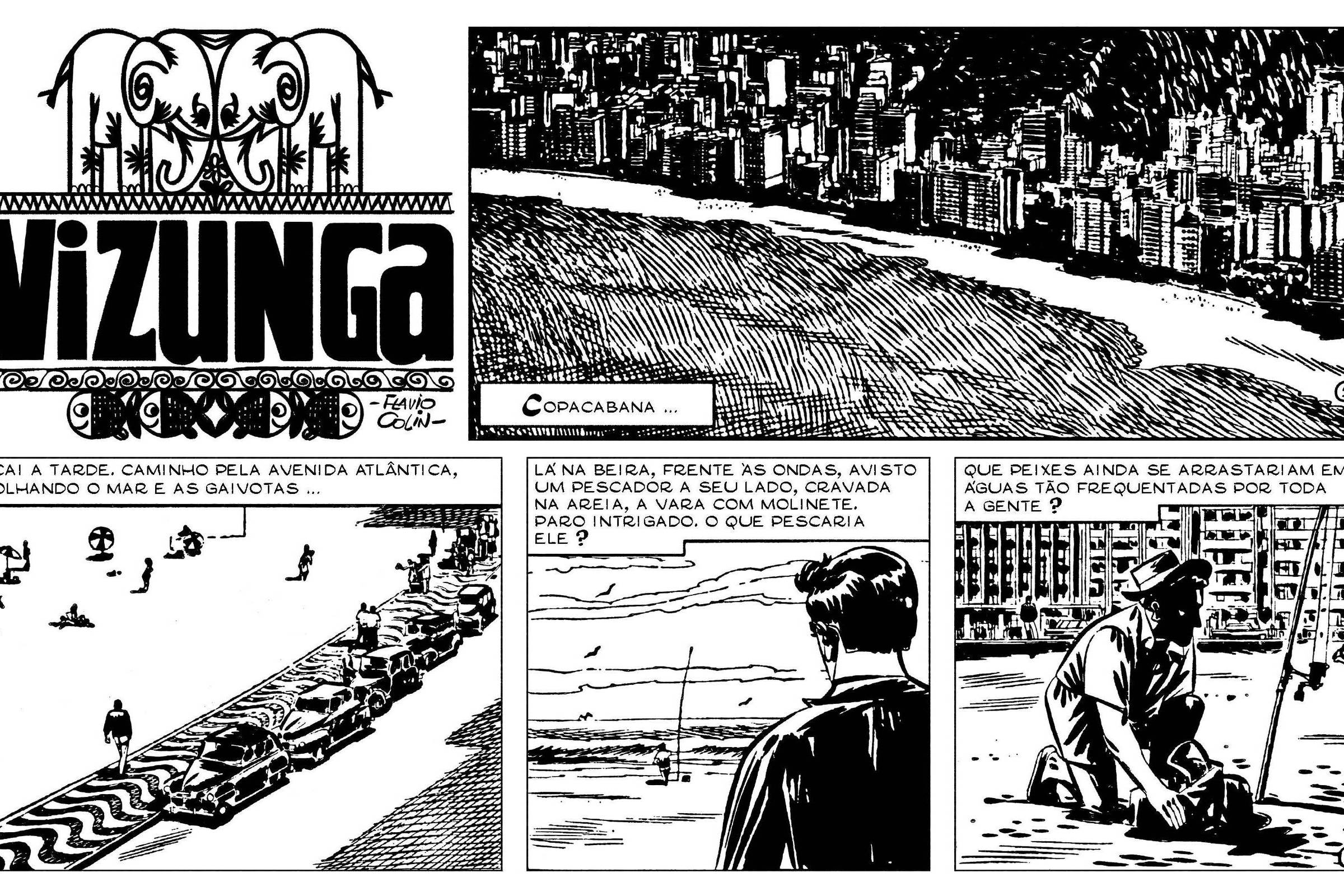 'Vizunga', HQ de Flavio Colin, é inventiva, mas tem marcas colonialistas