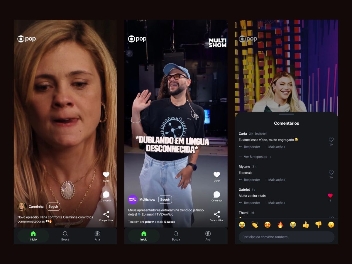 Globo lança GloboPop, app de vídeos verticais; veja como baixar e descubra os 'palcos' do g1