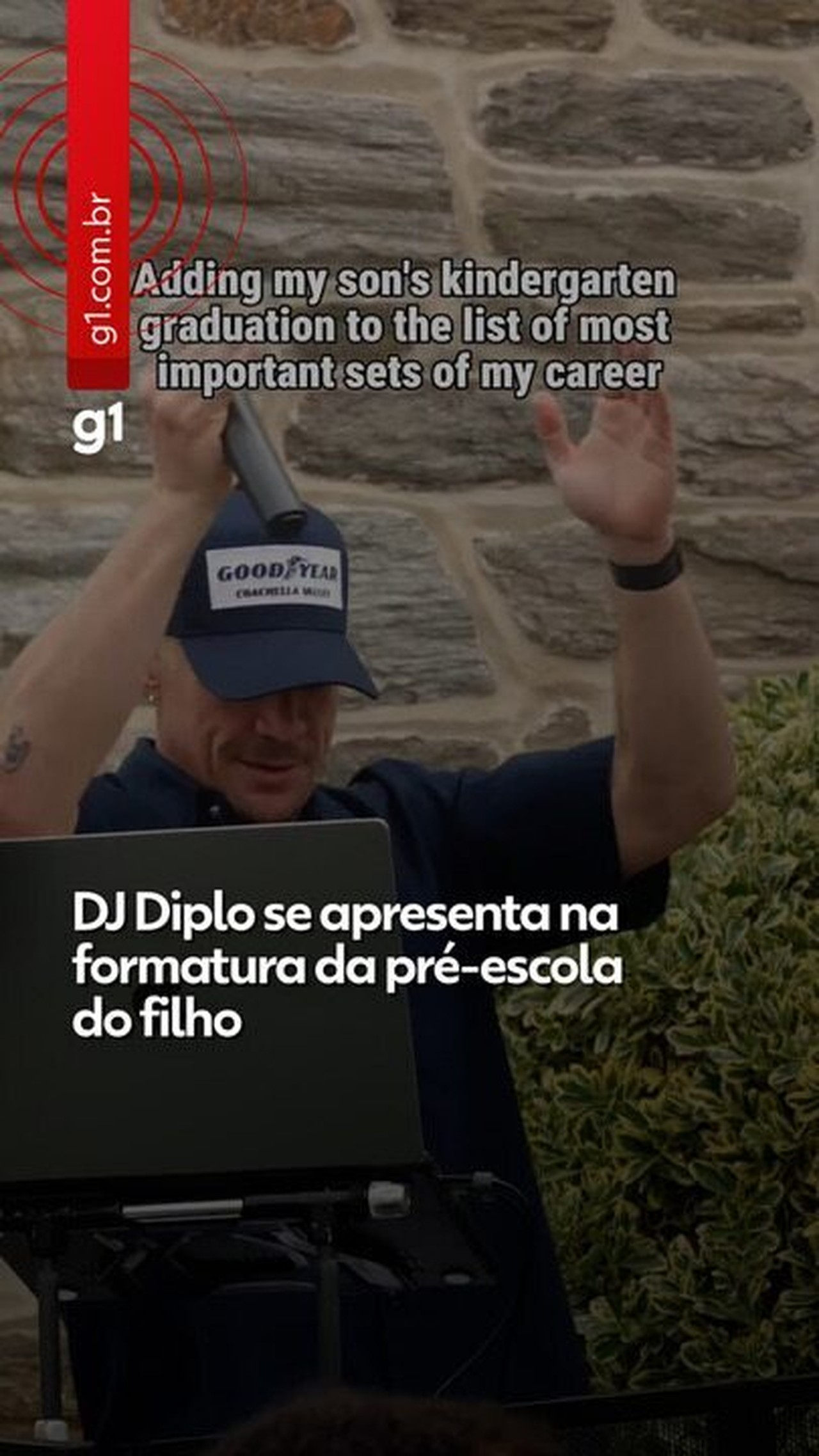 Diplo toca na formatura da pré-escola do filho: ‘Um dos Diplo toca na formatura da pré-escola do filho: 'Um dos shows mais importantes da minha vida'; VÍDEO