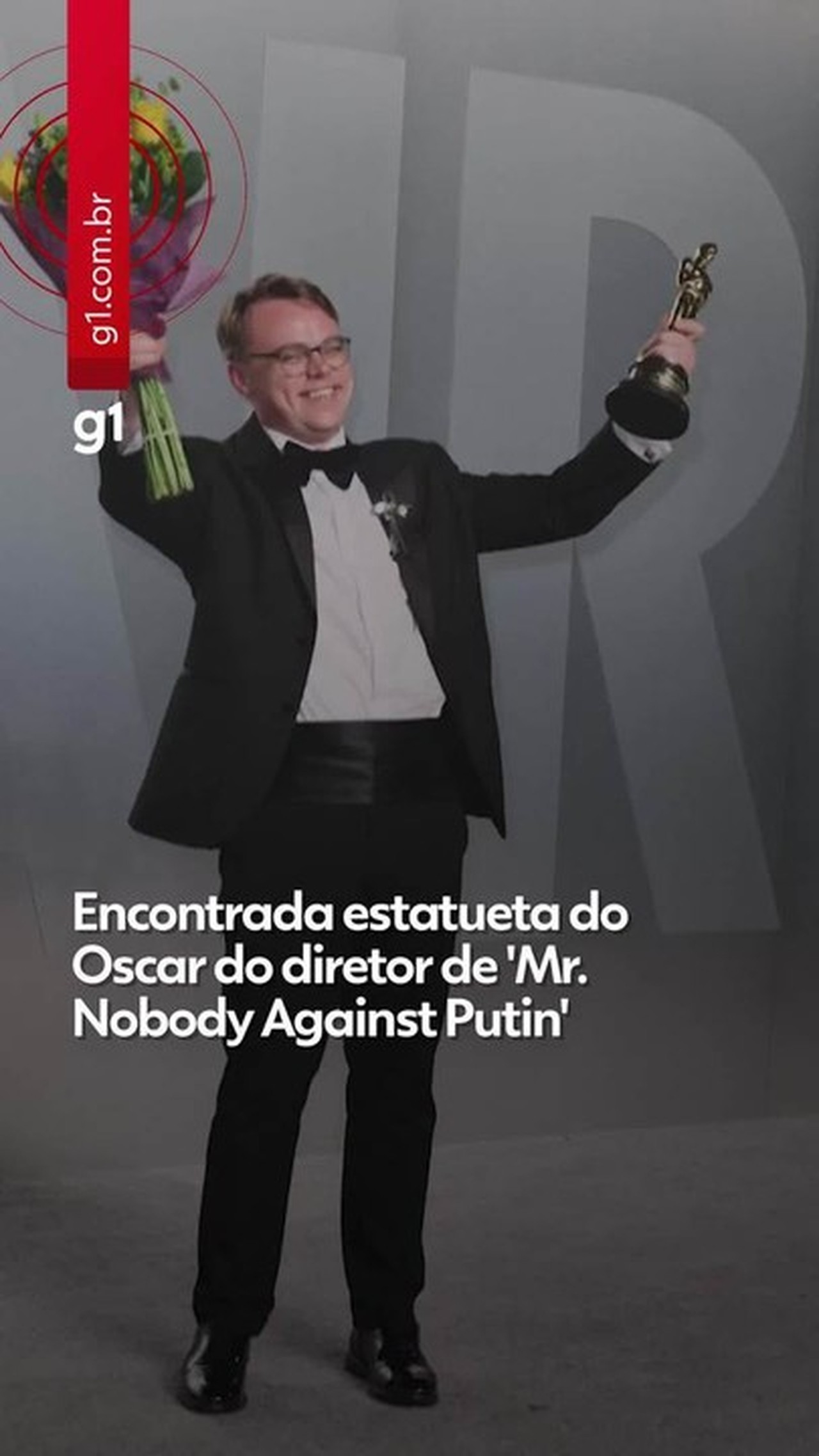 Estatueta do Oscar desaparecida por 'Mr. Nobody Against Putin' é encontrada