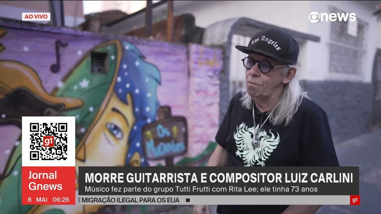 Morre Luiz Carlini, guitarrista brasileiro e parceiro histórico de Rita Lee, aos 73 anos