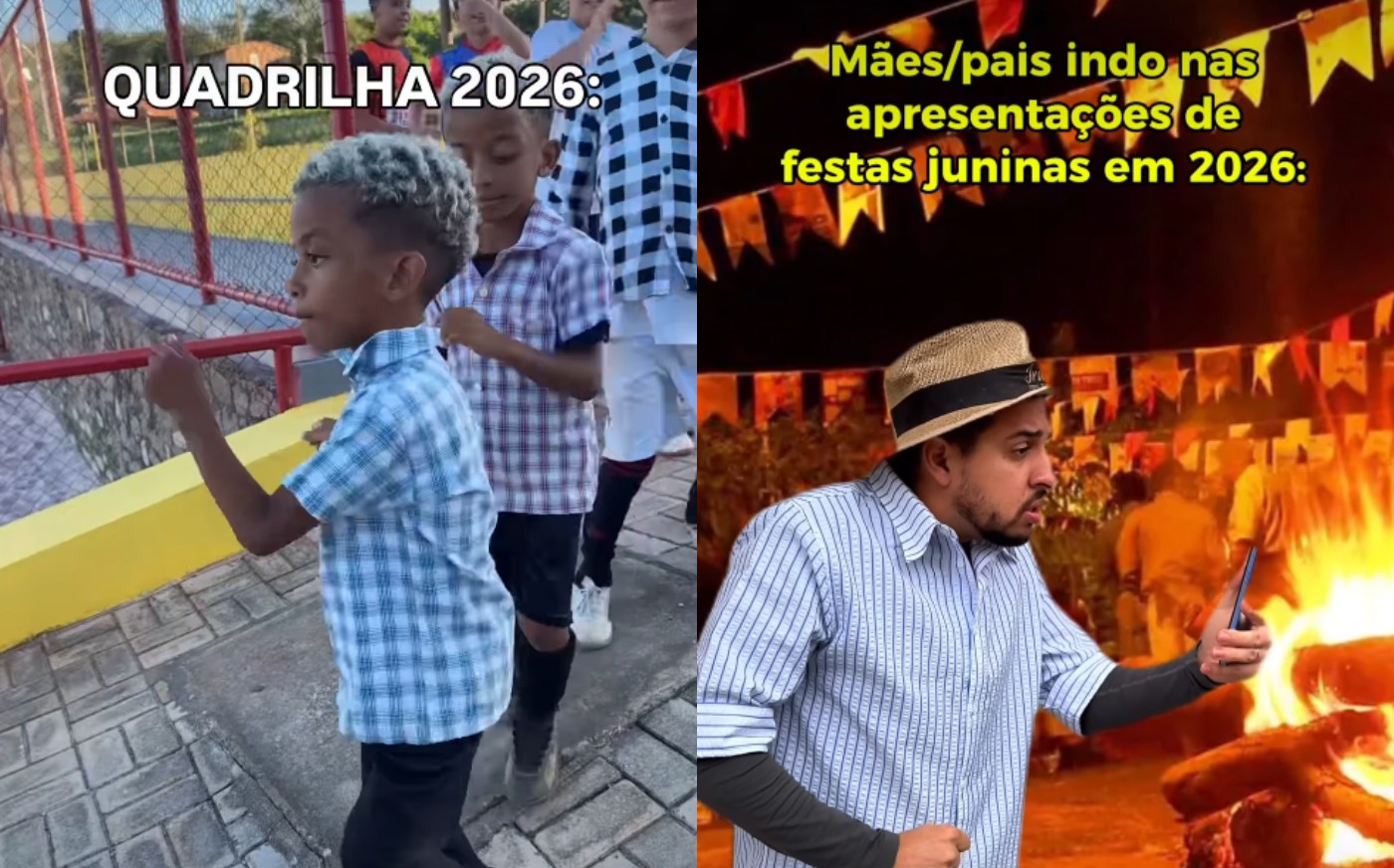 'Olha a aura... é mentira!': Dancinhas de TikTok e remixes de funk invadem quadrilhas escolares