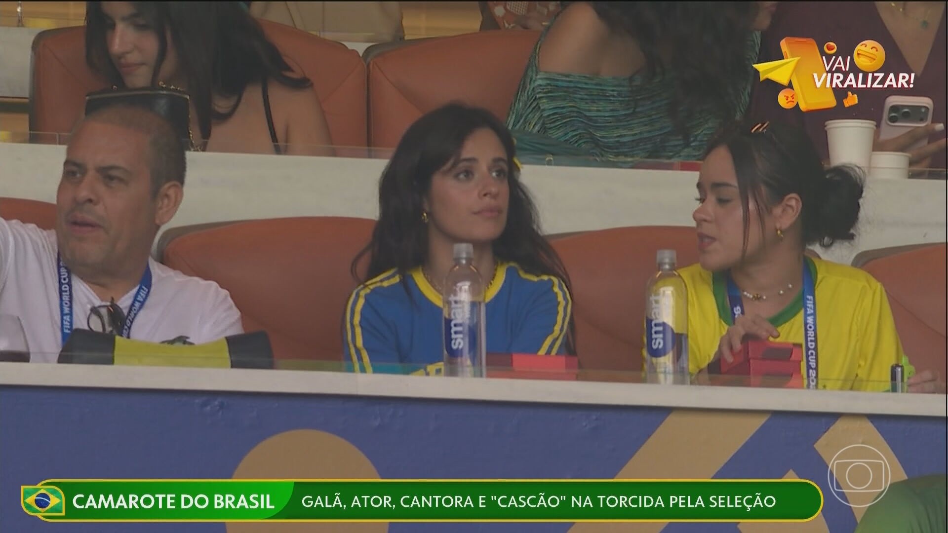 Beckham, Camila Cabello e 'Cascão': famosos aparecem na torcida pelo Brasil na Copa do Mundo