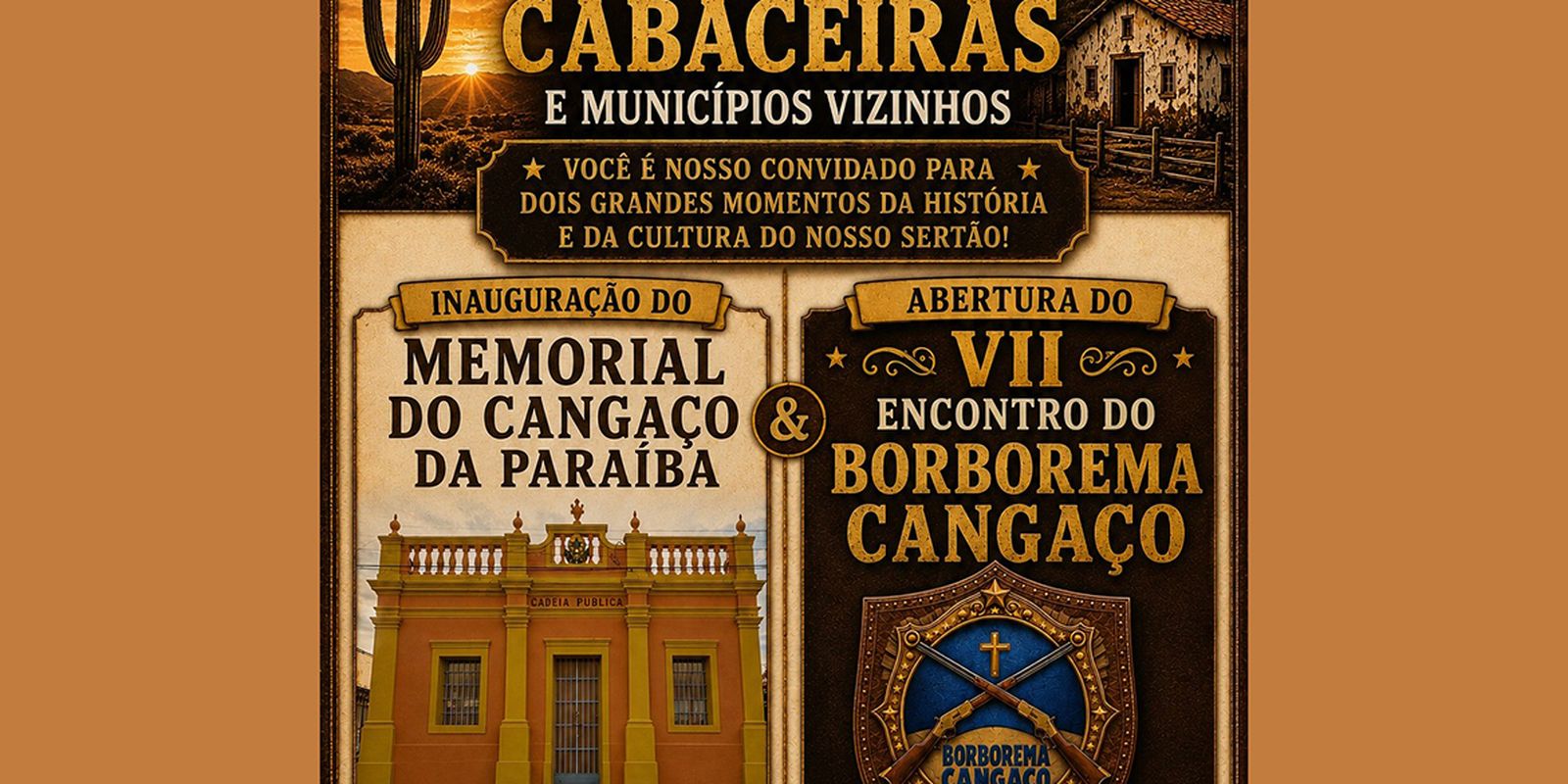 Cabaceiras terá primeiro Memorial do Cangaço da Paraíba Cabaceiras terá primeiro Memorial do Cangaço da Paraíba