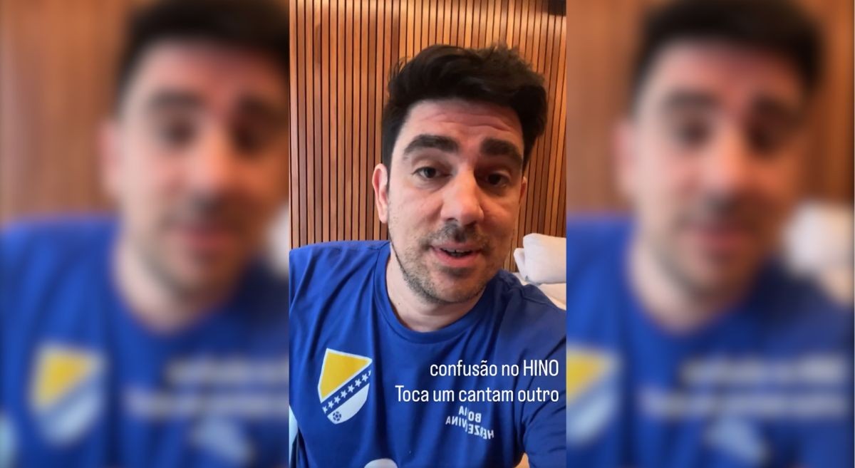 Fã da Bósnia, Adnet se empolga com o jogo e Fã da Bósnia, Adnet se empolga com o jogo e até posta canto em bósnio; veja