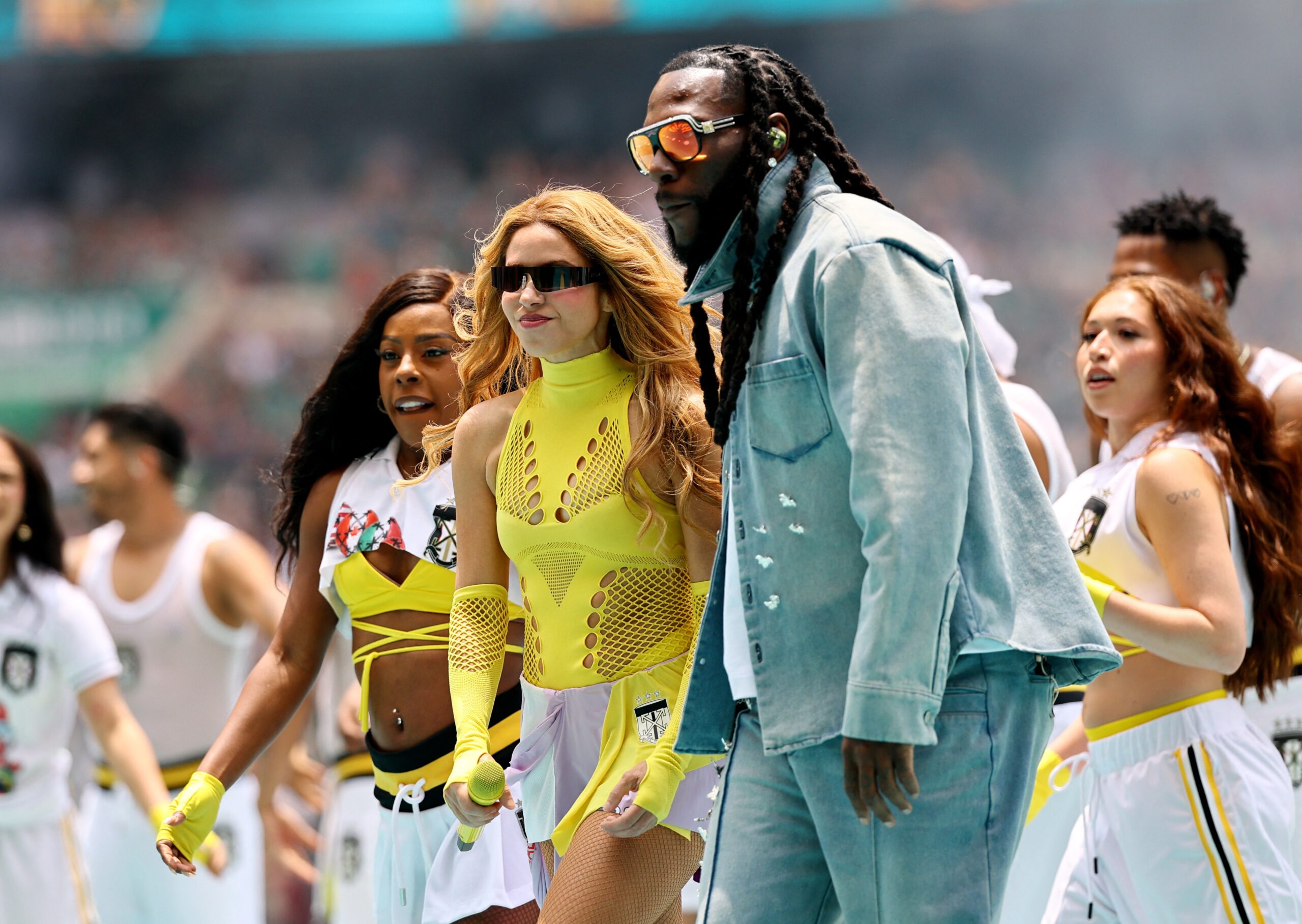 Shakira, Maná, J Balvin e mais estrelas da música participam Shakira, Maná, J Balvin e mais estrelas da música participam de festa de abertura da Copa do Mundo 2026
