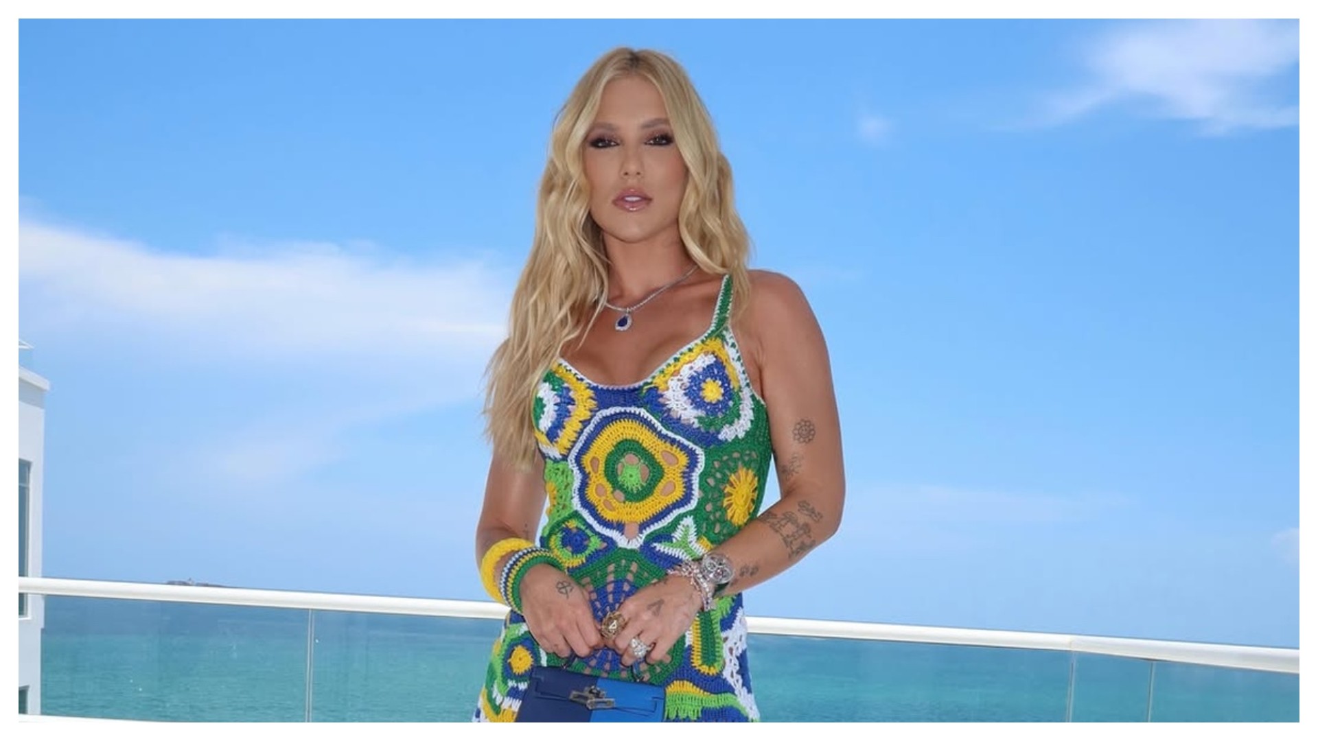 Virginia compartilha fotos de look para apoiar a Seleção no calor de Miami: 'Vai Brasil'