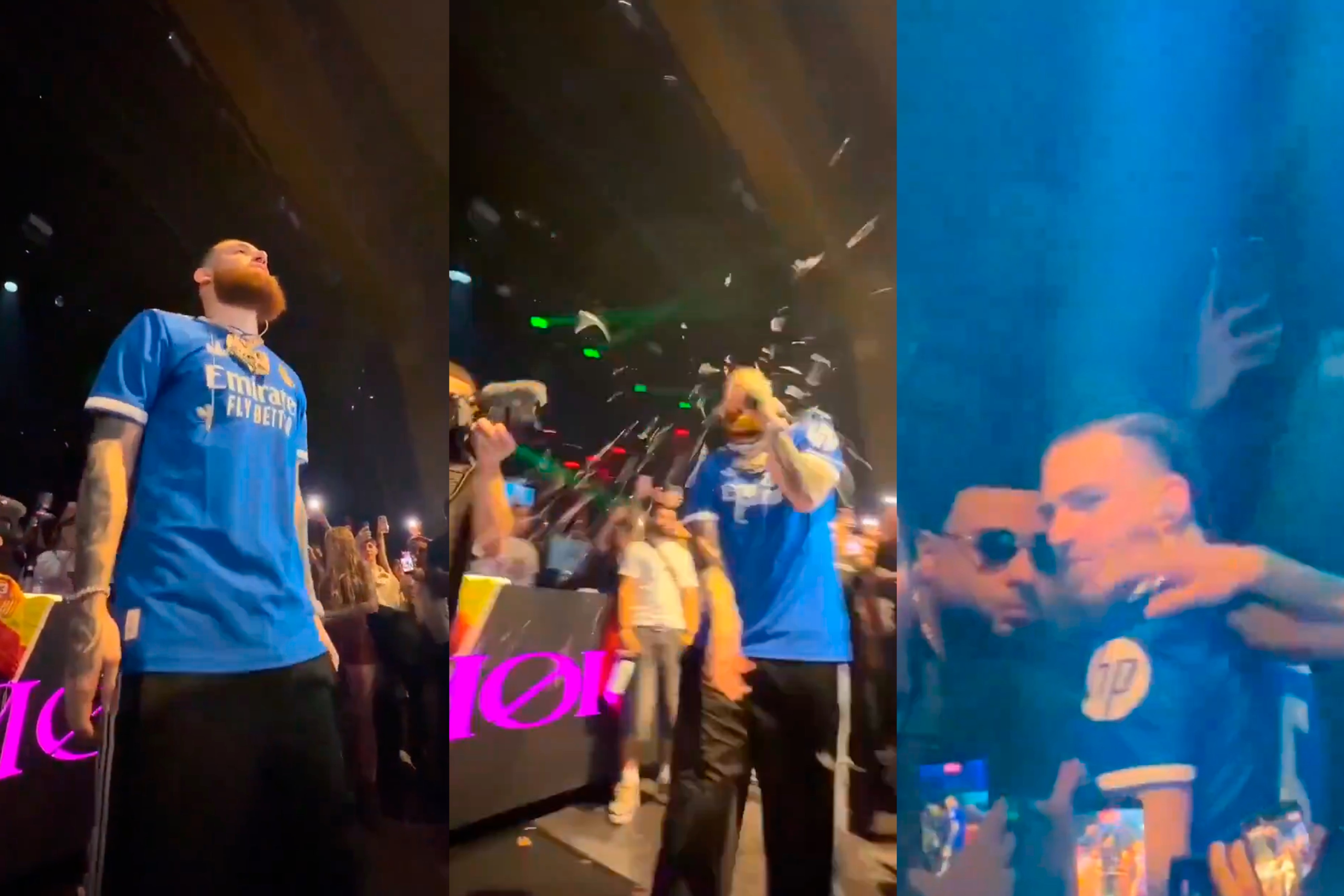 Rapper Hades66 é atingido por copo de vidro durante show Rapper Hades66 é atingido por copo de vidro durante show