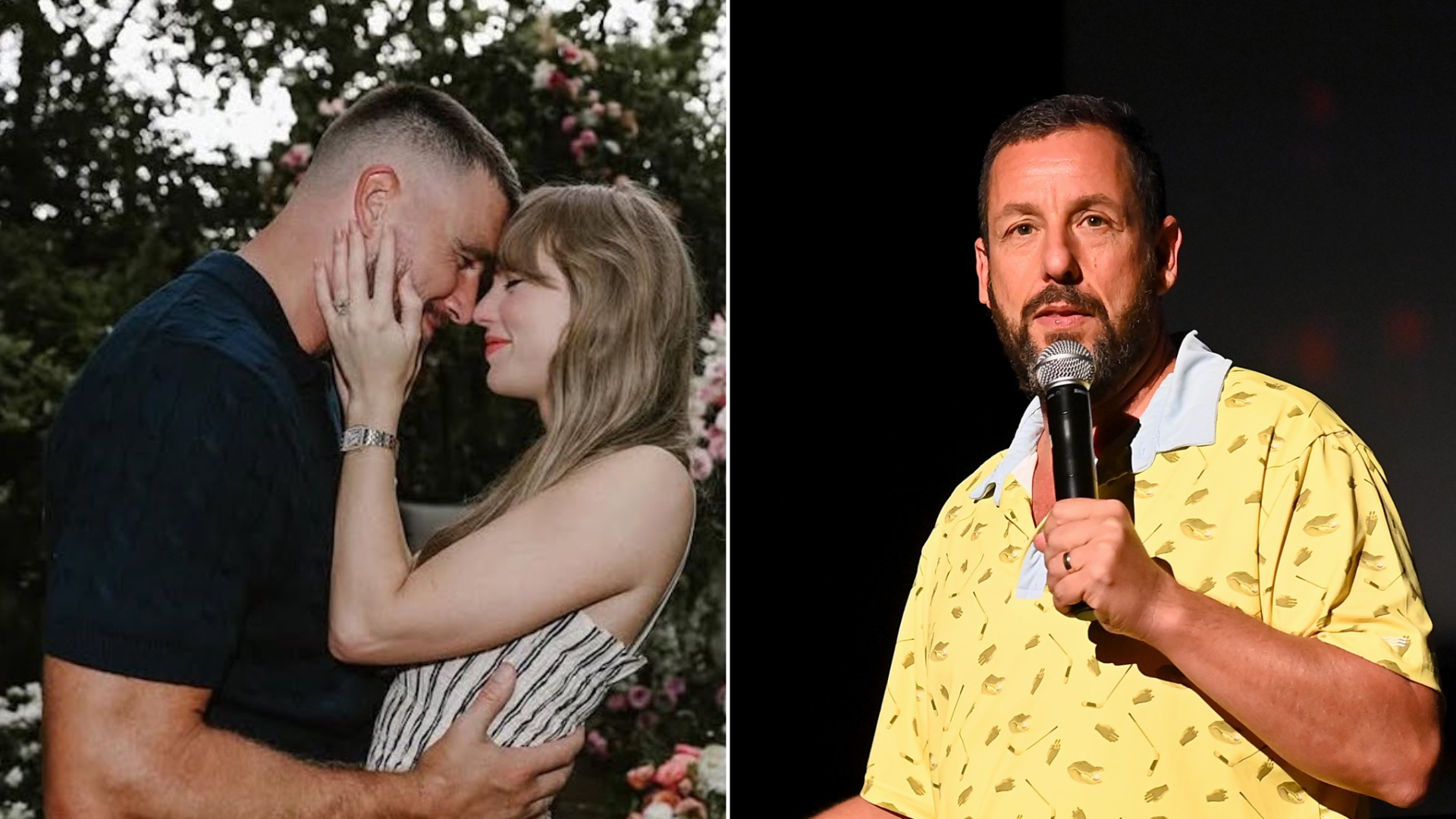Taylor Swift e Travis Kelce: Adam Sandler como celebrante e Taylor Swift e Travis Kelce: Adam Sandler como celebrante e vestido da Dior; o que se sabe sobre o casamento