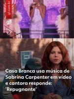 Após críticas de Sabrina Carpenter, Casa Branca posta vídeo da Após críticas de Sabrina Carpenter, Casa Branca posta vídeo da cantora com fala alterada