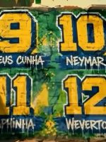CBF divulga numeração oficial para a Copa do Mundo: Neymar CBF divulga numeração oficial para a Copa do Mundo: Neymar será o 10