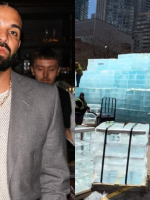 Drake instala 'palácio de gelo' no Canadá para divulgar álbum e bombeiros intervêm por segurança