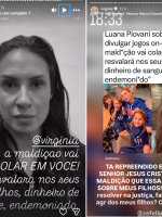 Entenda a polêmica entre Virginia Fonseca e Luana Piovani após declaração da atriz: 'A maldição vai colar em você'