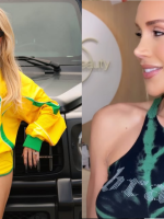 Esposas e namoradas de jogadores da seleção brasileira postam looks para jogo contra Escócia; FOTOS