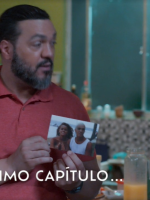 Foto antiga de Belo e Viviane chama a atenção em cena de ‘Três Graças’; saiba origem do clique