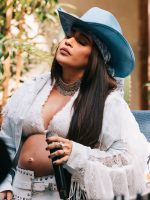 Grávida de oito meses de Dom, Lauana Prado grava álbum audiovisual em São Paulo com música escrita para o filho