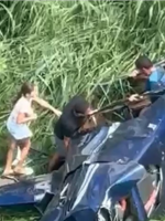 Helicóptero que saiu de João Pessoa cai perto de hotel em Campina Grande