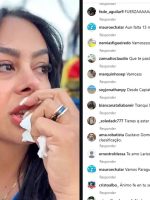 Larissa Riquelme faz live agoniada e com lágrimas nos olhos em prorrogação de Paraguai x Alemanha