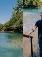 Luciano Huck visita município de águas cristalinas em MS; 'Bonito é lindo'