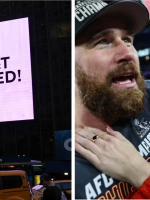 Taylor Swift e Travis Kelce se casam: Telão do Madison Square Garden anuncia união