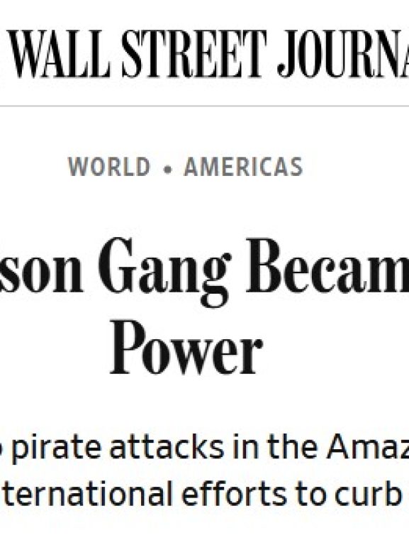 WSJ publica reportagem sobre expansão internacional do PCC no tráfico de cocaína